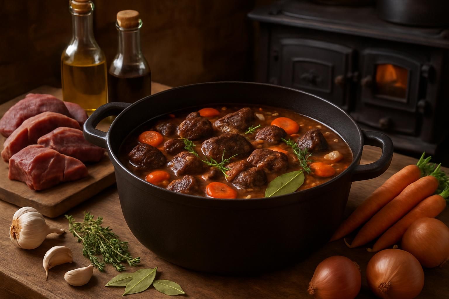 découvrez nos recettes de daube de sanglier avec des méthodes détaillées de préparation et de cuisson pour un plat savoureux et authentique.