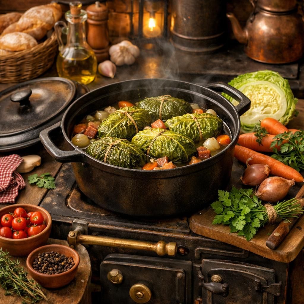 découvrez la recette traditionnelle du choux farci de grand-mère, un plat fondant, généreux et inoubliable qui ravira vos papilles et réchauffera vos repas en famille.