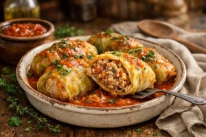 découvrez la recette traditionnelle du choux farci de grand-mère, un plat fondant, généreux et inoubliable qui réchauffe les cœurs et les papilles.