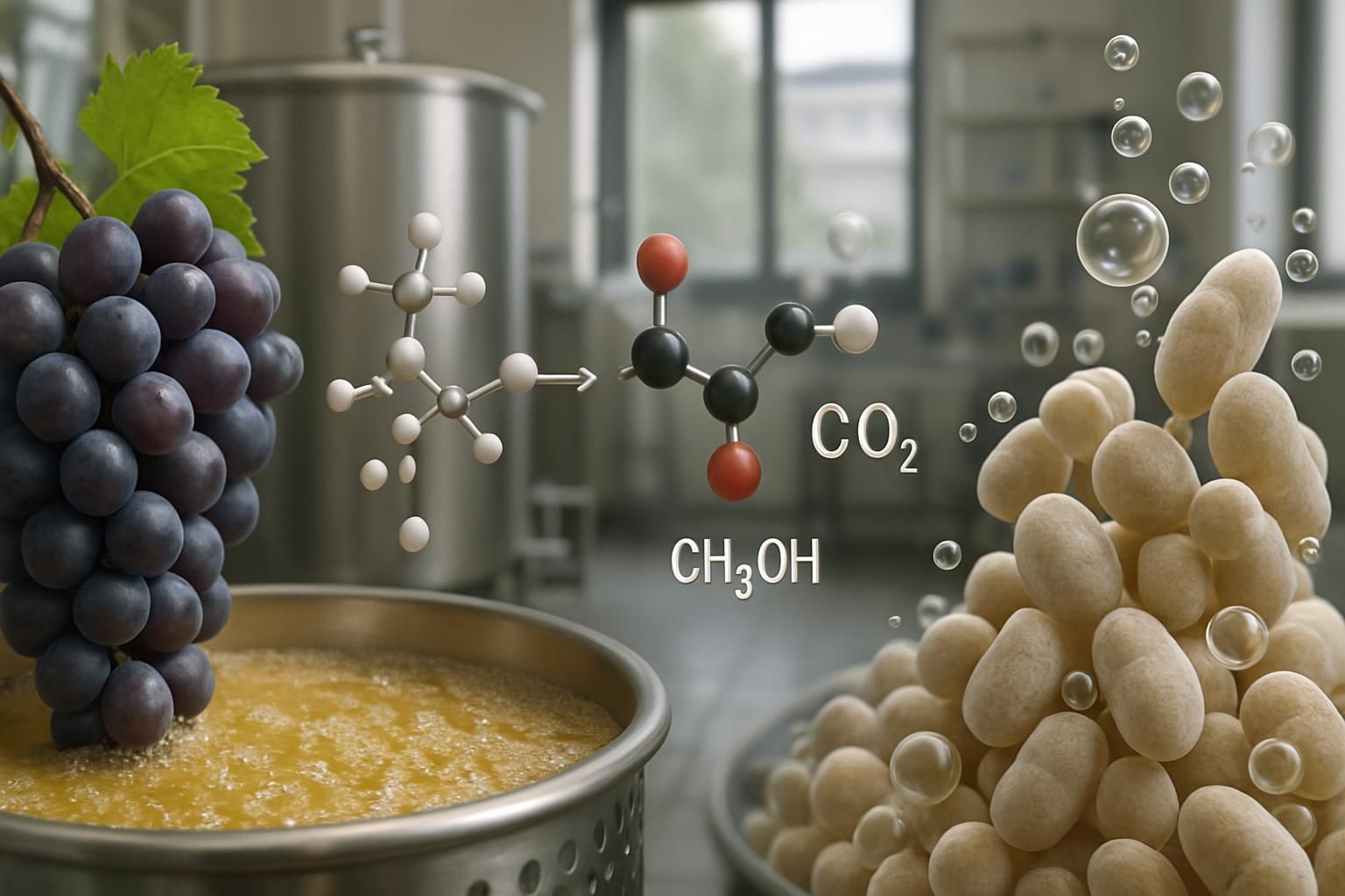 découvrez le principe et les étapes clés de la fermentation alcoolique, un processus biologique essentiel pour la production d'alcool à partir des sucres.
