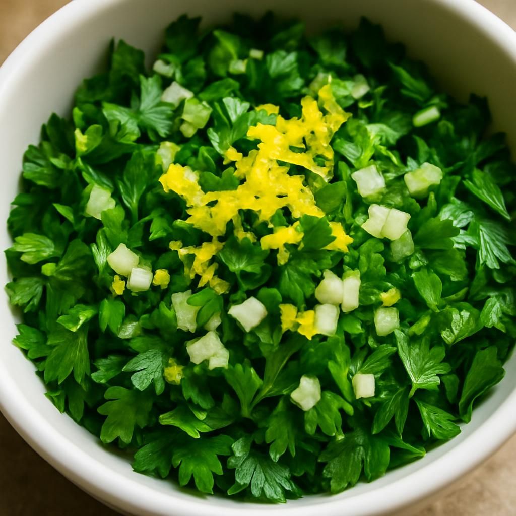 découvrez la recette authentique de l'osso bucco à l'italienne avec gremolata : ingrédients traditionnels et méthode détaillée pour un plat savoureux et typique.