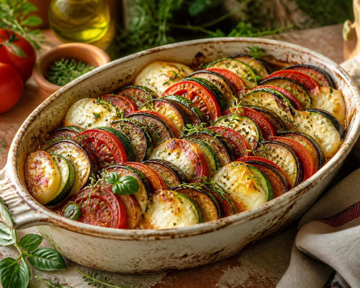 découvrez notre recette facile et colorée de tian de légumes à l'italienne, un plat savoureux et léger qui ravira vos papilles sans effort.
