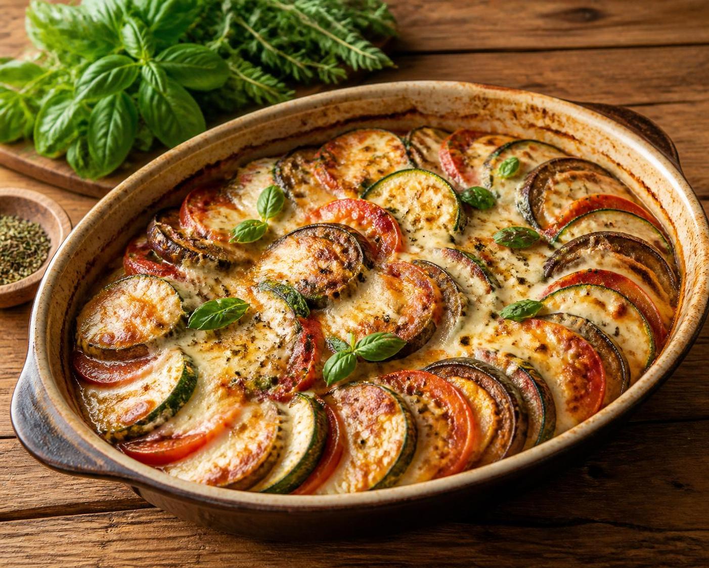 découvrez notre recette facile et colorée de tian de légumes à l'italienne, un plat savoureux et sain parfait pour toutes les occasions.