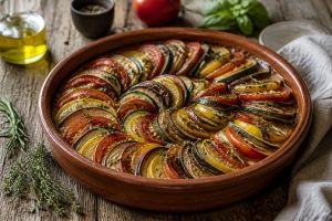 découvrez notre recette facile de tian de légumes à l'italienne, colorée et savoureuse, idéale pour un repas sain et gourmand sans effort.